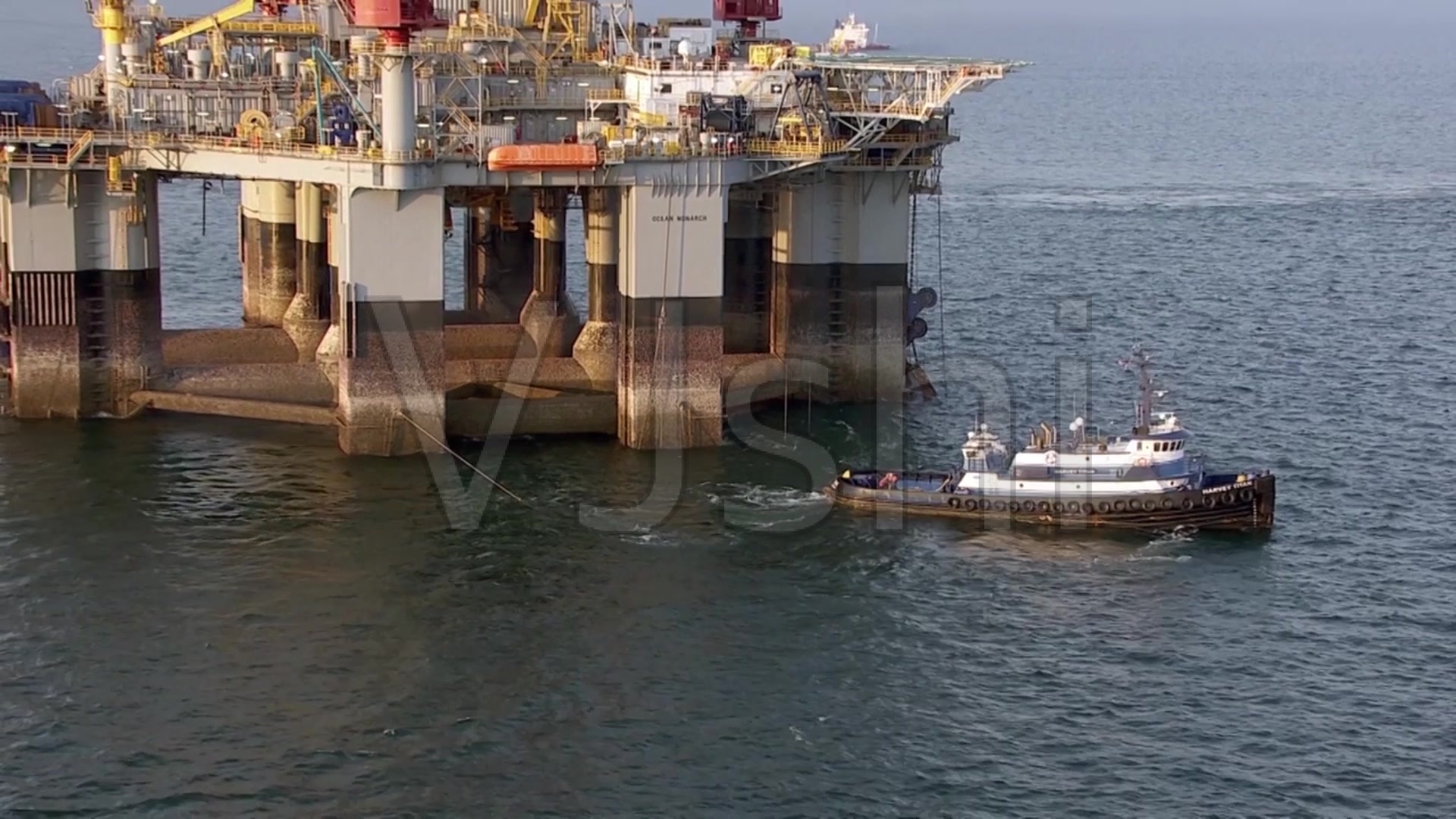 海上石油天然气钻井平台_海底资源开采_1920X1080_高清视频素材下载(编号:2249045)_实拍视频